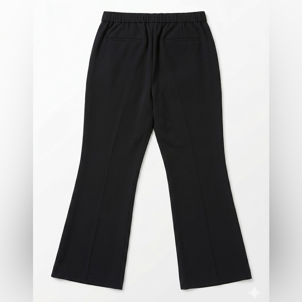Navy Women's Tailored Flare Pants - Picture 2 of 5